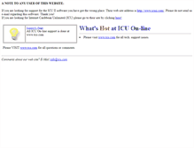 Tablet Screenshot of icu.com